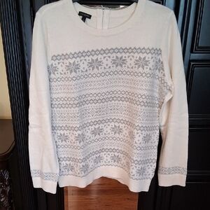 Talbots Snowflake Sweater